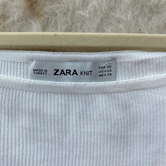 ZARA | Ribbed Knit Top - Picture 2 of 3